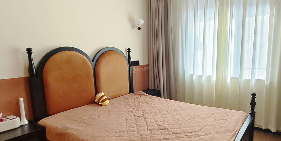 千禧園50㎡法式復(fù)古風(fēng)格一居室實景案例